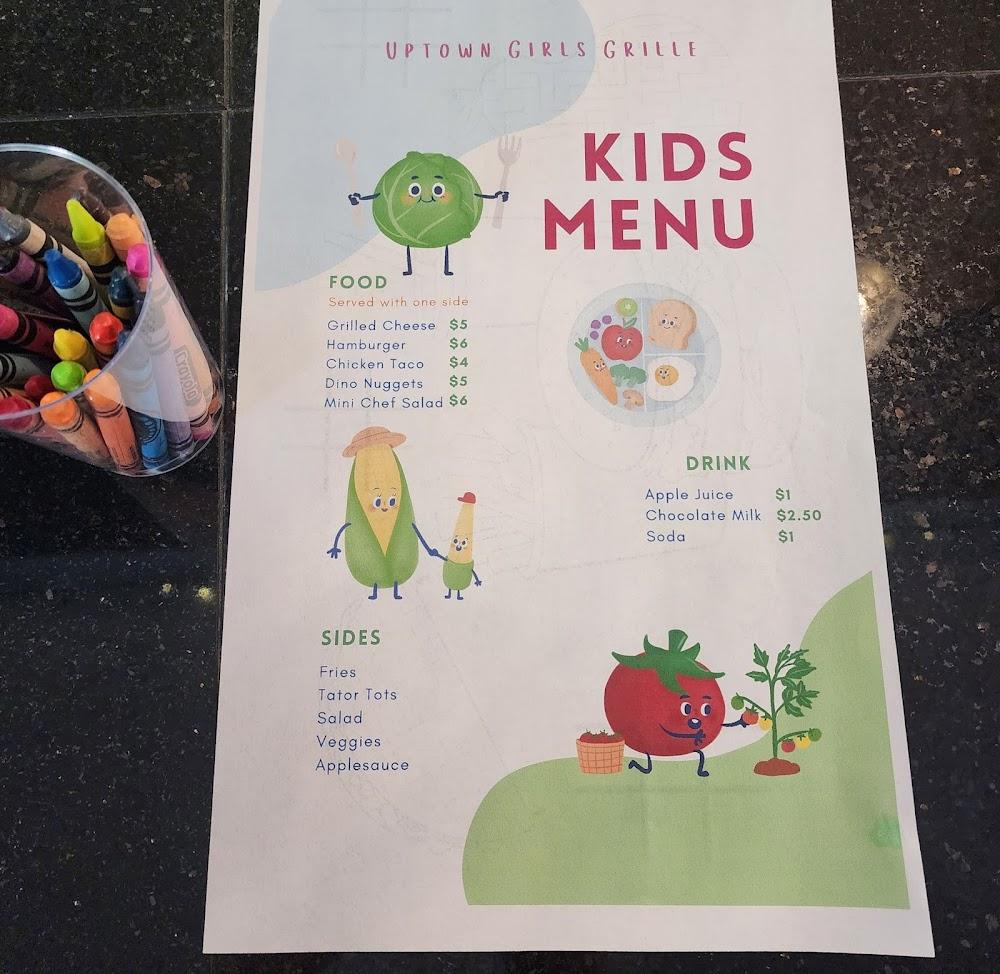 Uptown Girls Grille Menu image 2